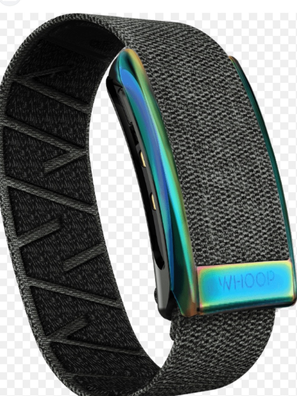 WHOOP Black Strap with Iridescent Clasp